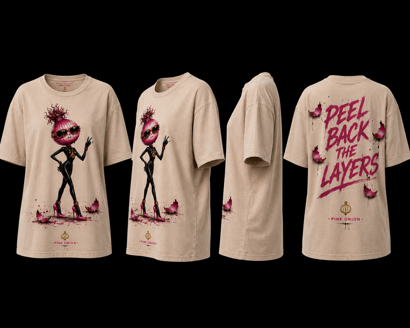 Pink Onion Signature Tee