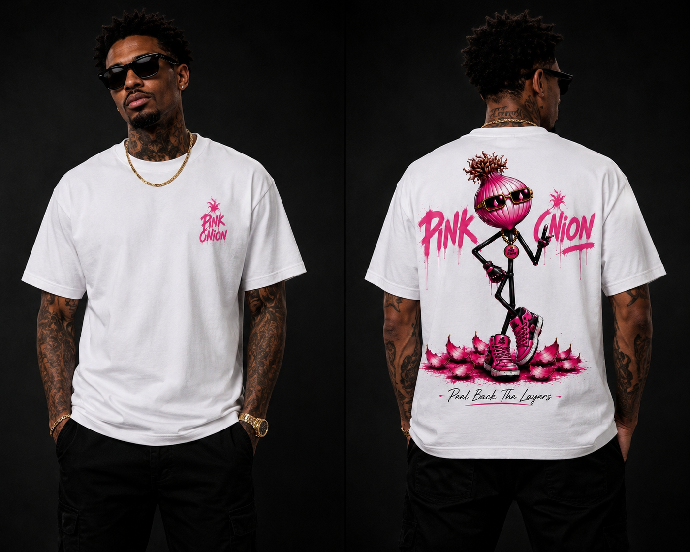 Pink Onion Signature Tee